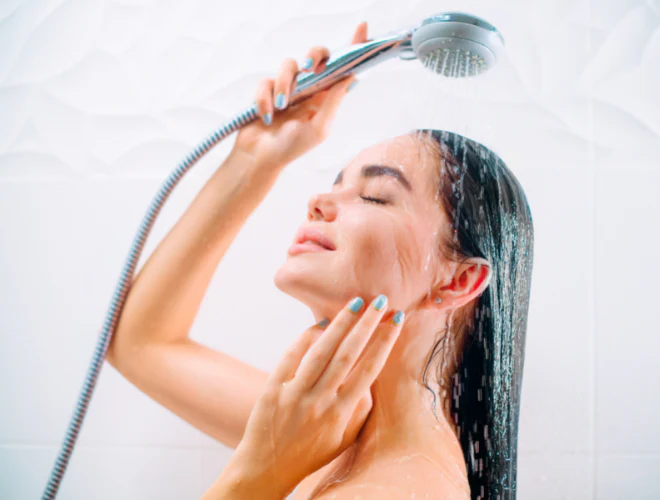 cómo ducharse con extensiones de pestañas